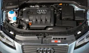 Silnik 1.9 TDI w Audi, gotowy do drogi.