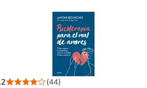 Libro "Psicoterapia para el mal de amores" de Antoni Bolinche. Ilustración de un corazón roto siendo cosido.