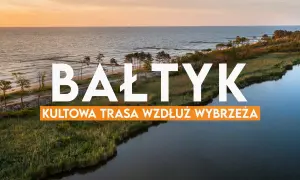 Zachód słońca nad Bałtykiem. Kultowa trasa rowerowa wzdłuż wybrzeża zaprasza na niezapomnianą podróż.