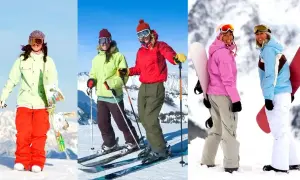 Najlepsze komplety na narty damskie - wybierz idealny strój na stoku