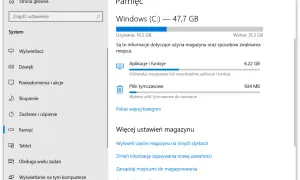 Ustawienia Pamięci w Windows 11 pokazują, jak zwiększyć dysk C, usuwając aplikacje, pliki tymczasowe i optymalizując dyski.
