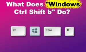 Klawisze Ctrl, Shift i B na klawiaturze Windows. Skrót na reset sterownika karty graficznej.