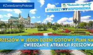 Rzeszów w jeden dzień! Plan zwiedzania atrakcji Rzeszowa obejmuje piękny park z pomnikiem i zabytkową bazyliką.