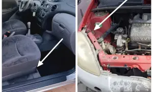 Toyota Yaris - poznaj wszystkie miejsca gdzie znajduje się numer VIN