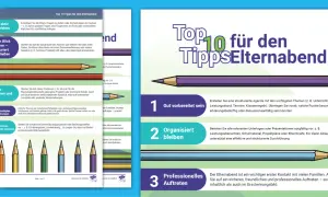Top 10 Tipps für den Elternabend: Strukturierte Agenda, Organisation & professionelles Auftreten sind Schlüssel für erfolgreiche Elternabende.