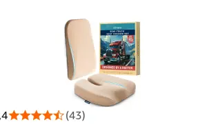 Ensemble de coussins pour camion, améliorant le confort de la position de conduite.