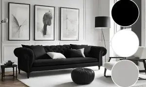 Jakie poduszki do czarnej kanapy? Stwórz stylowy salon!