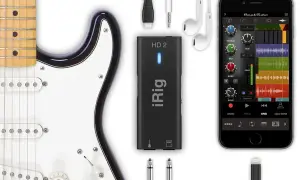 Czy do gitary elektrycznej można podłączyć słuchawki? Tak, dzięki iRig HD 2 i smartfonowi możesz ćwiczyć w słuchawkach.