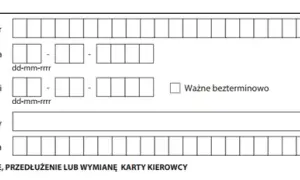 Kiedy można złożyć wniosek o kartę kierowcy, aby uniknąć przerw w pracy?