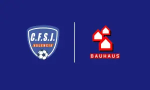 Escudo del club de fútbol San José Valencia y logo Bauhaus.
