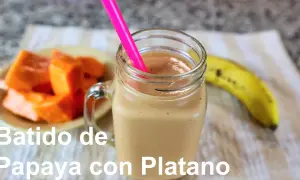 Tu batido de papaya y plátano: ¿El secreto para tu bienestar?