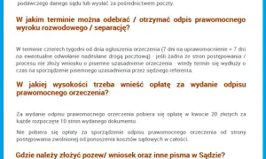 Ile uprawomocnia się wyrok rozwodowy? Poznaj kluczowe terminy i zasady