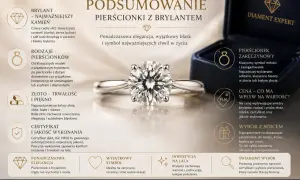 Elegancki pierścionek z brylantem, symbol miłości i ważnych chwil. Idealny na zaręczyny, zachwyca blaskiem i ponadczasową elegancją.
