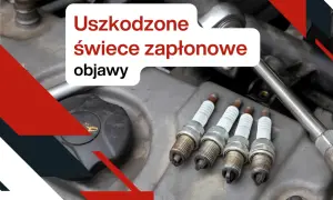 Cztery zużyte świece zapłonowe leżą na silniku. Dowiedz się, kiedy wymiana świec zapłonowych jest konieczna, aby uniknąć problemów.