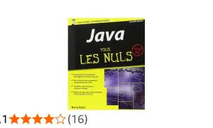 Couverture du livre "Java pour les Nuls", nouvelle édition, expliquant les bases du développement Java.