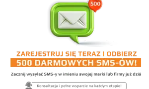 Zarejestruj się i odbierz 500 darmowych SMS-ów! Dowiedz się, jak wysłać SMS z internetu, by promować swoją markę.