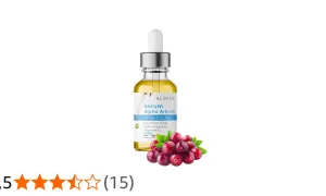 Sérum Alpha Arbutin anti-taches. Avant après : une peau plus lumineuse grâce à ce soin enrichi.