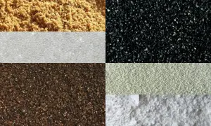 Różne rodzaje materiałów ściernych: piasek kwarcowy, szkło, żużel, soda. Jaki piasek do piaskowania wybrać?