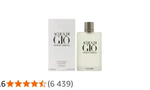 Perfumy męskie Acqua di Gio Giorgio Armani 200ml w eleganckim flakonie i pudełku.