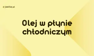 Olej w płynie chłodniczym – dowiedz się, jaki olej wybrać do swojego pojazdu na JakiOlej.pl.