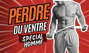 Homme musclé mesurant sa taille pour perdre du ventre rapidement. Objectif : un corps sculpté.