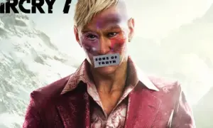 Pagan Min z zakrytymi ustami, z napisem "Sons of Truth". Czy to zapowiedź Far Cry 7 kiedy?