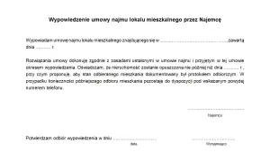 Jak napisać wypowiedzenie umowy najmu bez przykrych konsekwencji prawnych
