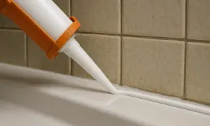 Silikon wird aufgetragen. Frage: wie lange muss silikon trocknen dusche?