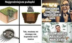 Śmieszne memy i życzenia na 8 marca, które rozbawią każdą kobietę