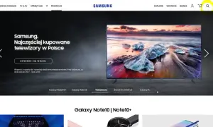 Szukasz informacji, jak zaktualizować oprogramowanie w telewizorze Samsung? Strona główna Samsunga prezentuje najczęściej kupowane telewizory w Polsce.