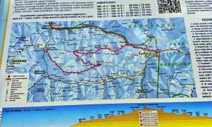 Ile się idzie na Turbacz? Trasa z Obidowej na nartach biegowych zajmuje ok. 2,5-3h w górę.