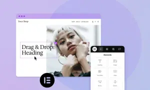 Elementor para WordPress: crea tu web arrastrando y soltando elementos como títulos e imágenes.