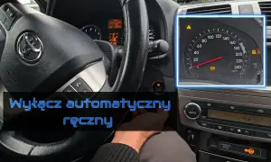 Odblokowanie elektrycznego hamulca ręcznego Toyota Avensis: krok po kroku