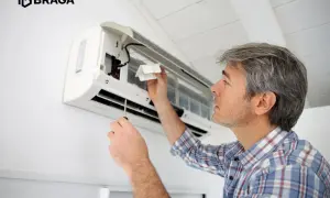 Tecnico installa climatizzatore. Scopri il costo installazione climatizzatore con Braga.