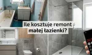 Przed i po remoncie małej łazienki 5m2. Sprawdź, ile kosztuje robocizna i materiały.