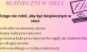 Bezpieczni w sieci: czego nie można robić w internecie? Nie wchodź na nieznane strony, nie hejtuj, nie poznawaj obcych.