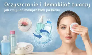 Krok po kroku do czystej cery: płatki kosmetyczne i płyny do demakijażu pomogą Ci w codziennej pielęgnacji.