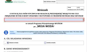 Dotacja Moja Woda: jak i gdzie złożyć wniosek - kompletny poradnik