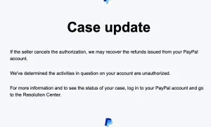 Aktualizacja sprawy PayPal: stwierdzono nieautoryzowane działania, przez co zniknęły pieniądze z konta. Sprawdź status w Centrum Rozwiązywania Sporów.