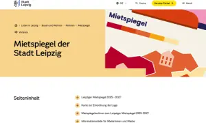 Mietspiegel der Stadt Leipzig: Informationen zur Mietpreisbremse bei Neuvermietung und aktuelle Mietpreise.