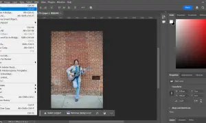 Jak rozciągnąć tło w Photoshopie? 4 techniki AI i manualne