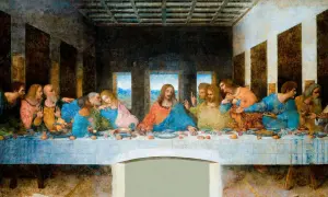 Ostatnia Wieczerza, jedno z najważniejszych dzieł Leonardo da Vinci, ukazuje dramatyczny moment rozmowy Jezusa z apostołami.