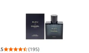 Elegancki flakon i pudełko Bleu de Chanel Parfum, symbol męskiej elegancji i pewności siebie.