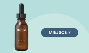 Serum Medik8 C-TETRA z lipidową witaminą C (kwas askorbinowy) dla promiennej skóry. Miejsce 7.