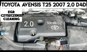 Objawy uszkodzenia zaworu EGR w Toyota Avensis 2.0 D4D - Poznaj