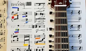 Czytanie nut gitarowych: Opanuj podstawy i graj świadomie.