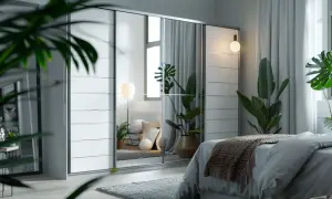 Lustrzane drzwi przesuwne: Jakie drzwi lustrzane są najpraktyczniejsze do domu?