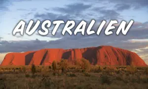 Uluru i solnedgången, en ikonisk plats som väcker nyfikenhet. Här finns fakta om Australien.