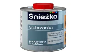 Puszka srebrzanki Śnieżka, żaroodporna silikonowa, odporna na wysokie temperatury do 500°C.