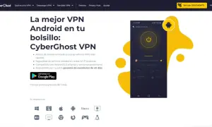 La mejor free vpn android, CyberGhost VPN, ofrece ancho de banda ilimitado y seguridad en redes Wi-Fi públicas. Compatible con Android.